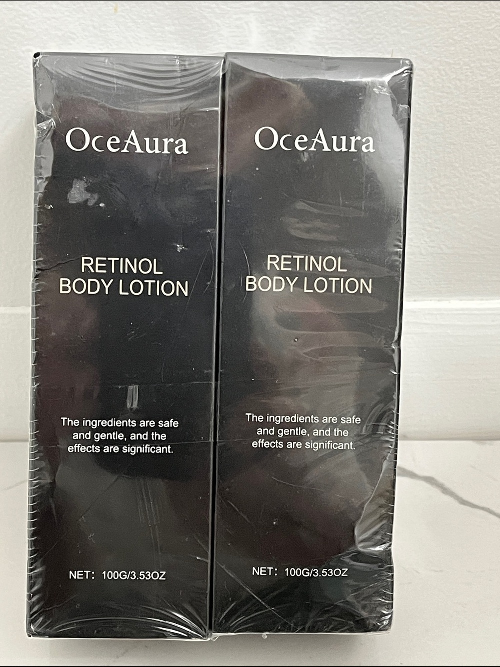 OceAura retinol body lotion 2 pack anti-aging firming moisturizing